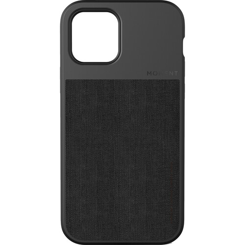 Moment Smartphone Case for iPhone 12 (Black Canvas)