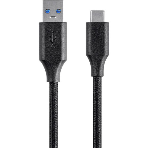 Monoprice Palette Series 3.0 USB-C To USB A (3',  Black)