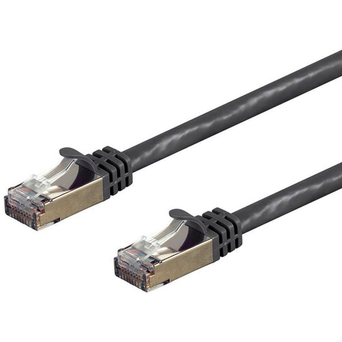 Monoprice Entegrade Cat 7 S/FTP Double-Shielded Ethernet Patch Cable (3', Black)