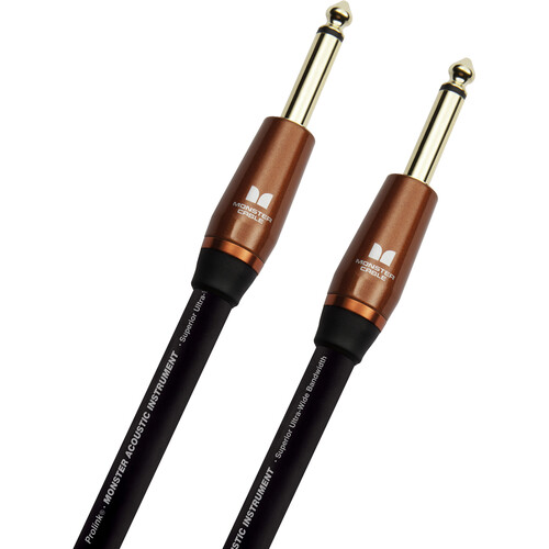 Monster Cable Prolink Acoustic Series 1/4" Male to 1/4" Male Instrument Cable (21')