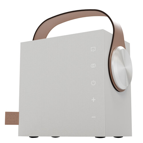 Morel Biggie Portable Bluetooth Speaker (Minimal White)