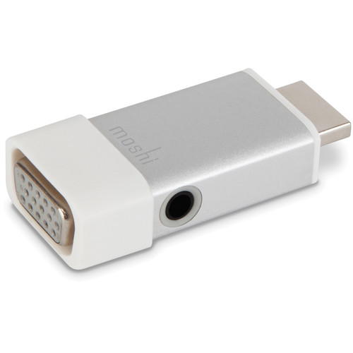Moshi HDMI to VGA Adapter with Audio (Silver)