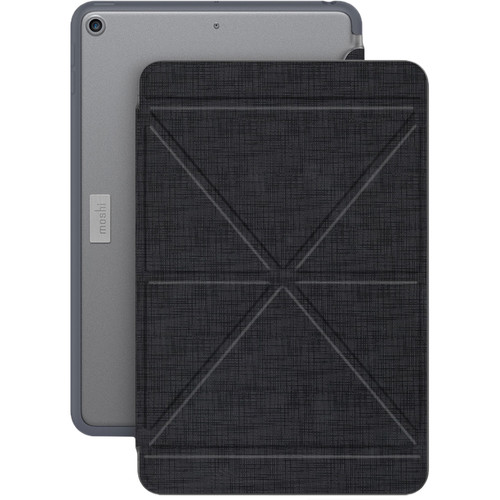 Moshi VersaCover Case with Folding Cover for iPad mini (Early 2019, Metro Black)