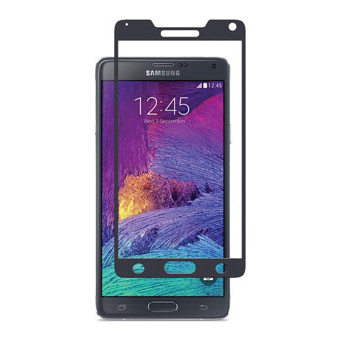Moshi iVisor Glass Screen Protector for Galaxy Note 4 (Black)