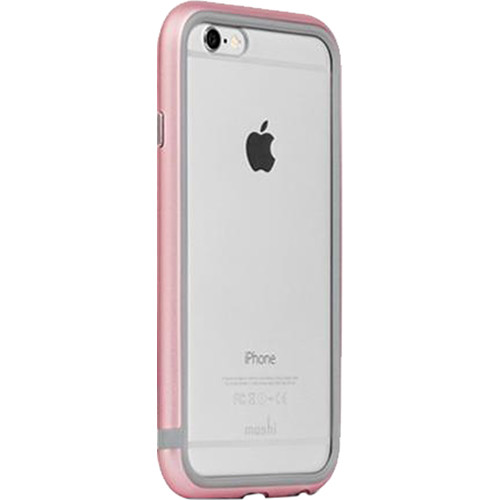 Moshi iGlaze Luxe Metal Bumper Case for iPhone 6 Plus/6s Plus (Rose Pink)