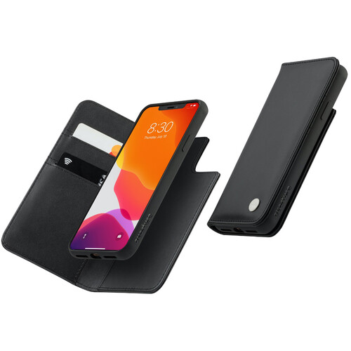 Moshi Overture Case with Magnetic Wallet for iPhone 11 Pro Max (Jet Black)