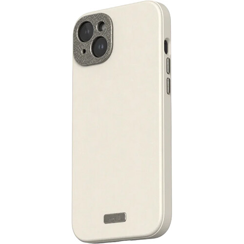 Moshi Napa MagSafe Case for iPhone 15 Plus (Eggnog White)