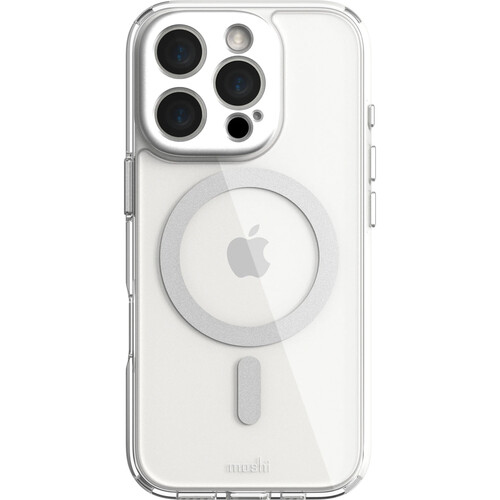 Moshi iGlaze Case for iPhone 16 Pro Max (Luna Silver)