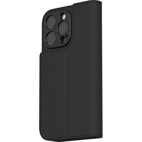 Moshi Overture Magnetic Folio Case for iPhone 16 Pro (Charcoal Black)