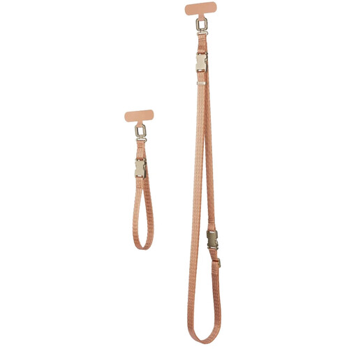 Moshi 2-in-1 Wrist & Body Strap (Webbing, Shell Pink)