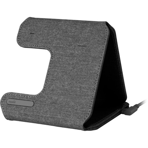 Moshi Taita M 3-in-1 Foldable Wireless Charging Station (Rock Black)