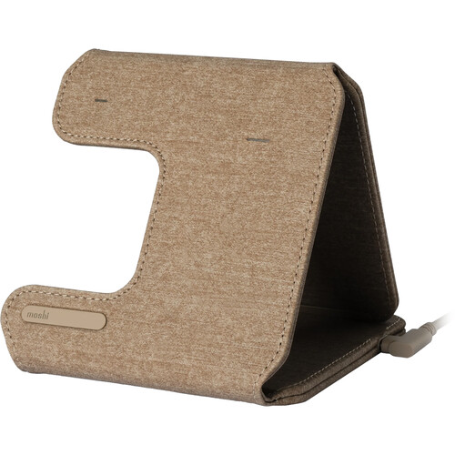 Moshi Taita M 3-in-1 Foldable Wireless Charging Station (Sandstone Brown)