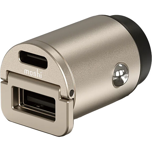 Moshi Mini Duo PD USB 45W Car Charger (Moonlit Gold)