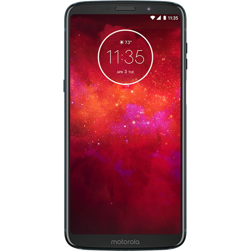 Moto moto Z3 Play 32GB Smartphone (Unlocked, Deep Indigo)