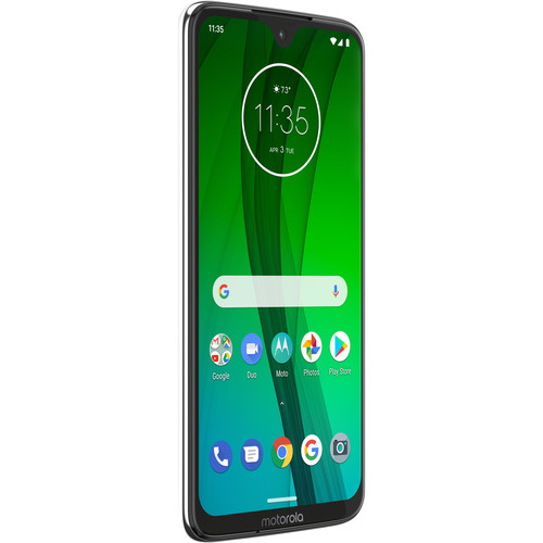 Moto G7 64GB Smartphone (Unlocked, White)