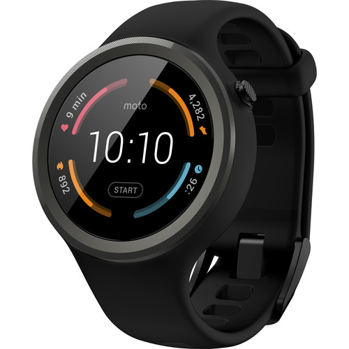 Moto 360 Sport Smartwatch (Black)