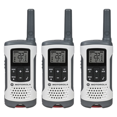 Motorola T260TP Two-Way Radio (White, 3-Pack)