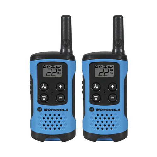 Motorola T100 Two-Way Radio (Blue, 2-Pack)