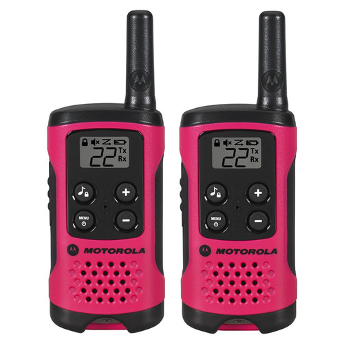 Motorola T107 Two-Way Radio (Pink, 2-Pack)