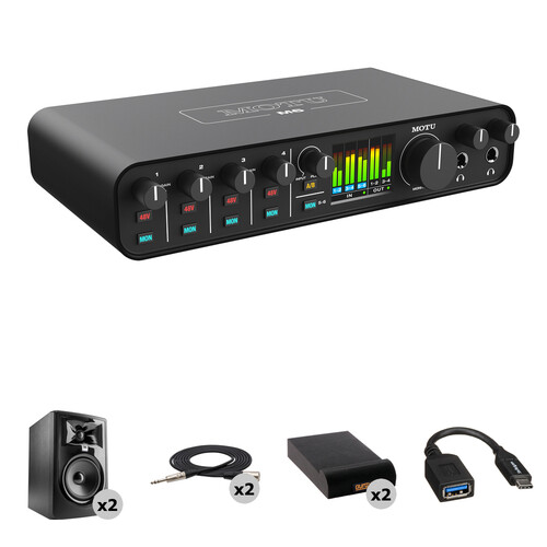 MOTU M6 USB-C Audio Interface with Mixing Kit