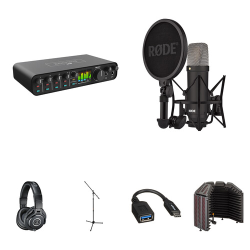 MOTU M6 USB-C Audio/MIDI Interface with Voiceover Kit