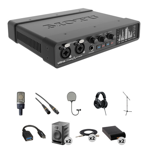 MOTU UltraLite-mk5 USB-C Audio/MIDI Interface with Home Studio Kit