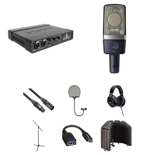 MOTU UltraLite-mk5 USB-C Audio/MIDI Interface with Voiceover Kit