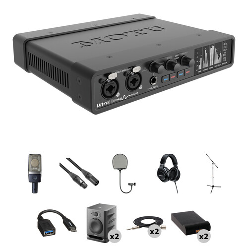 MOTU UltraLite-mk5 USB-C Audio/MIDI Interface with Home Studio Kit