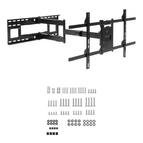 Mount-It! Full Motion Wall Mount for 42 to 80" Displays with Universal TV Mount Hardware Kit
