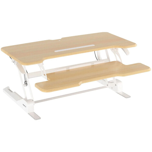Mount-It! Standing Desk Converter with 38" Desktop (Maple)