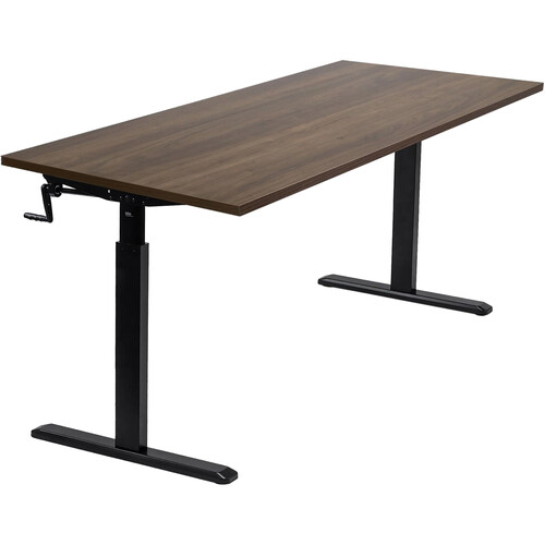 Mount-It! Hand Crank Standing Desk with 55" Tabletop (Adrift)