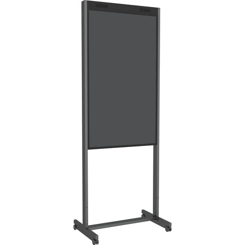 Mount-It! Floor Base with Locking Casters for Samsung OM55N-D 55" Display