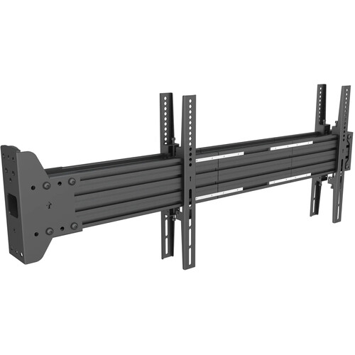 Mount-It! PRO Single-Point Dual-Screen Horizontal Wall Mount for 32-65" Displays (Back-to-Back)