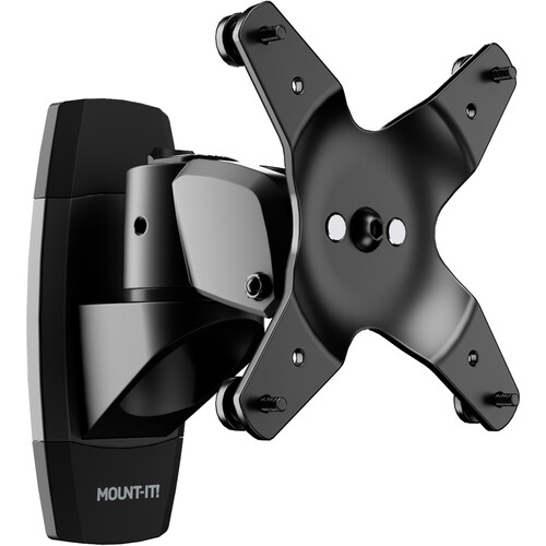 Mount-It! CLiX Series Single Monitor Wall Mount (Black)