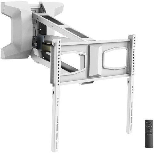 Mount-It! MI-386W Motorized Above-Fireplace Wall Mount for 40 to 70" Displays (White)