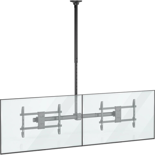 Mount-It! MI-522L Dual-TV Ceiling Mount with Long Pole for 35 to 60" Displays