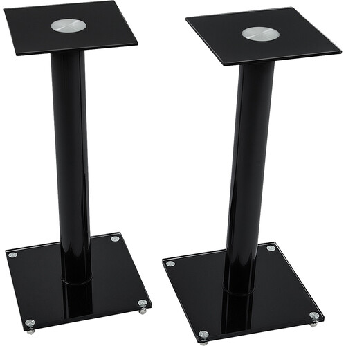 Mount-It! Speaker Floor Stands (Black, Pair)
