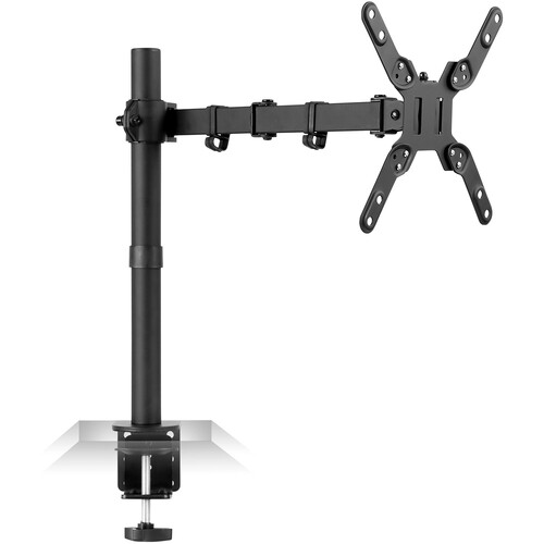 Mount-It! Large Monitor Desk Mount for 23- 42" Screens with Full Motion/Clamp and Grommet Base