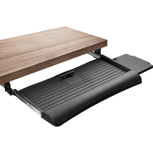 Mount-It! Keyboard Drawer Under Desk With Mouse Platform Easy-Glide Sliding Tray 21"Wide