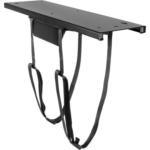 Mount-It! Under Desk CPU Mount With Adjustable Straps  Sliding Track and 360 Degree Swivel