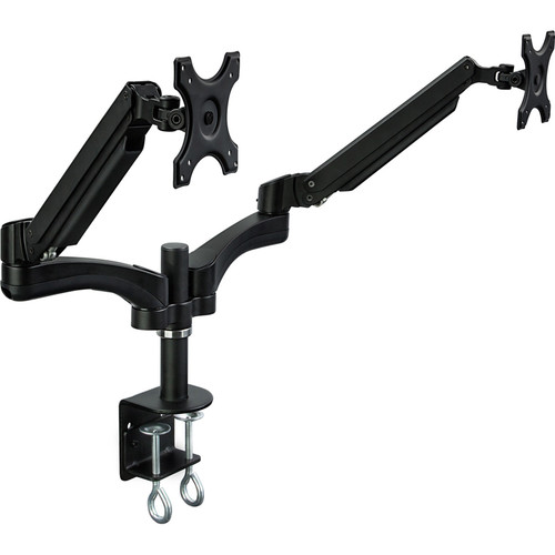 Mount-It! MI-762 Dual Spring Arm, Articulating Computer Monitor Desk Mount