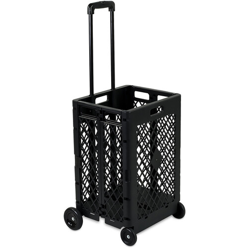 Mount-It! Collapsible Rolling Mesh Utility Cart