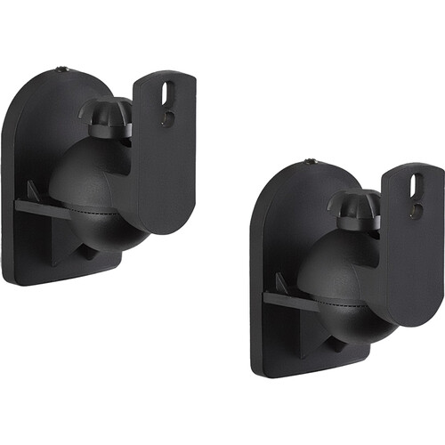 Mount-It! Dual Low Profile Universal Speaker Wall Mounts