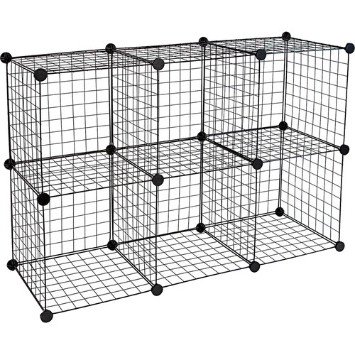 Mount-It! Wire Cube Storage Organizer (Set of 6)