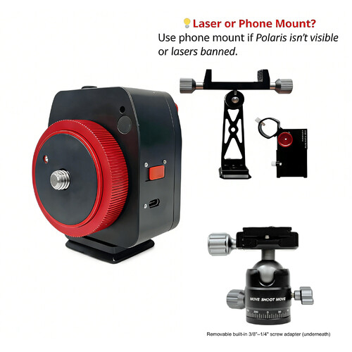 Move Shoot Move NOMAD Star Tracker with Phone Mount & Ball Head Kit