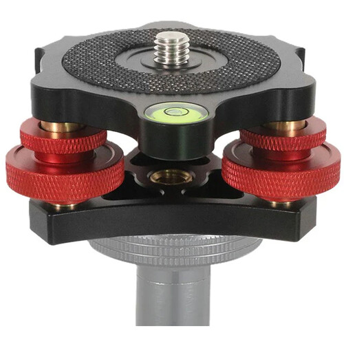 Move Shoot Move Fine-Tuning Tri-Wheel Tripod Leveling Base