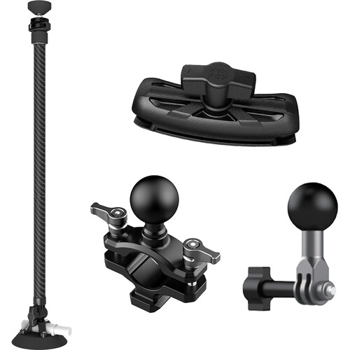 MOVMAX Adjustable Telescopic Rod with 3-Prong Mount (2.5 to 4')