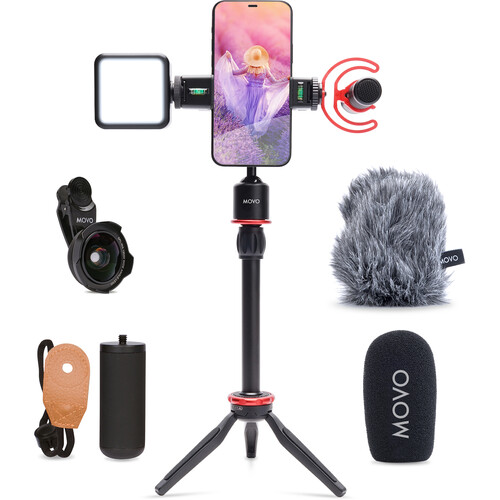Movo Photo iVlog1 Smartphone Video Vlogging Bundle