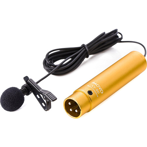 Movo Photo LV-6O Omnidirectional Lavalier Microphone with XLR Connector