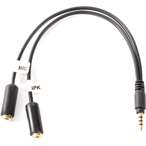 Movo Photo TCB1 3.5mm TRS Female Microphone to 3.5mm TRRS Male Smartphone Adapter